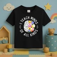 I Teach Minds Of Alll Kinds Special Education Teacher Toddler T-Shirt thumb 3