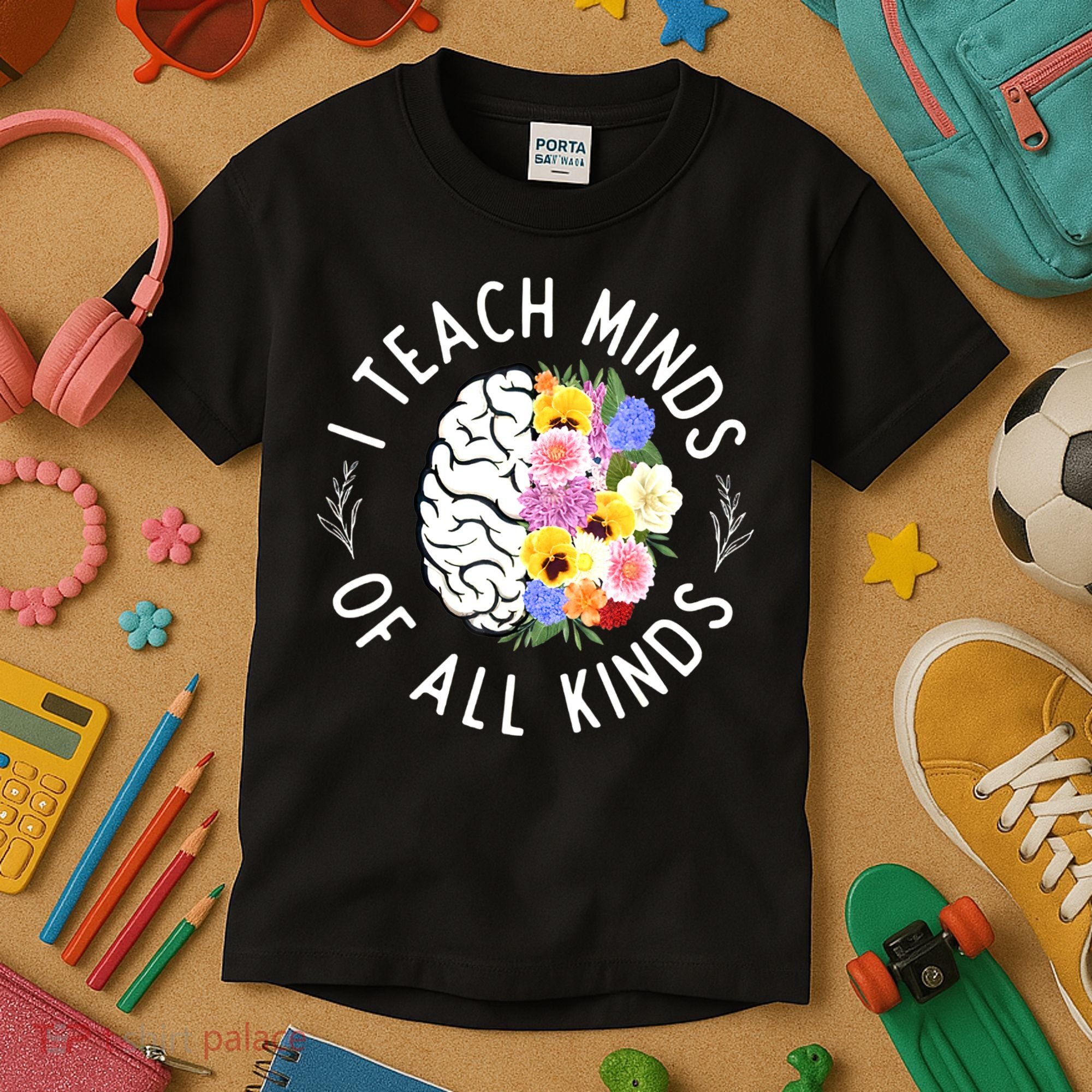I Teach Minds Of Alll Kinds Special Education Teacher Kids T-Shirt