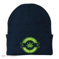 I Took My Meds Today Marijuana Weed Lover Cannabis Funny 420 Beanie thumb 0