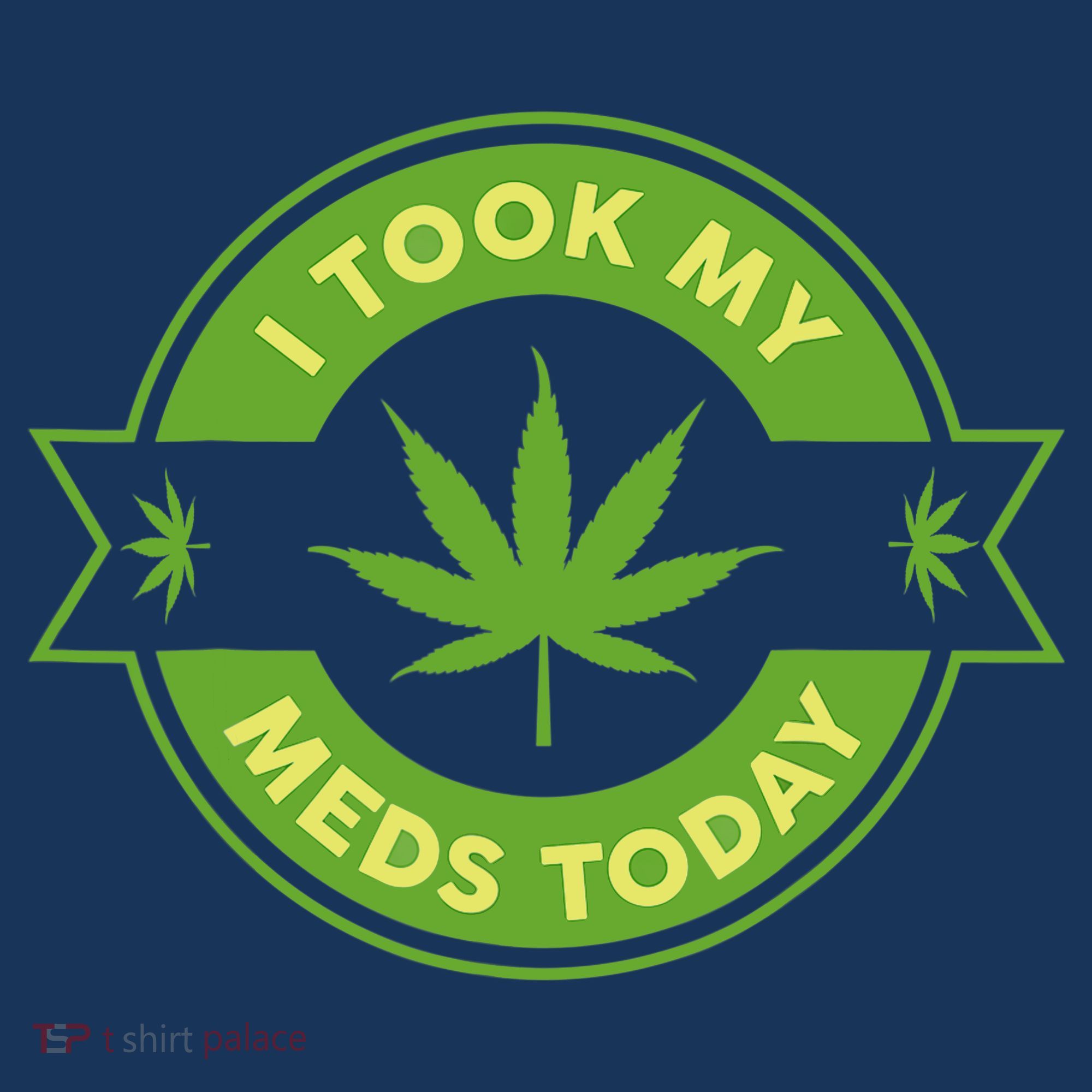 I Took My Meds Today Marijuana Weed Lover Cannabis Funny 420 Baby Bodysuit