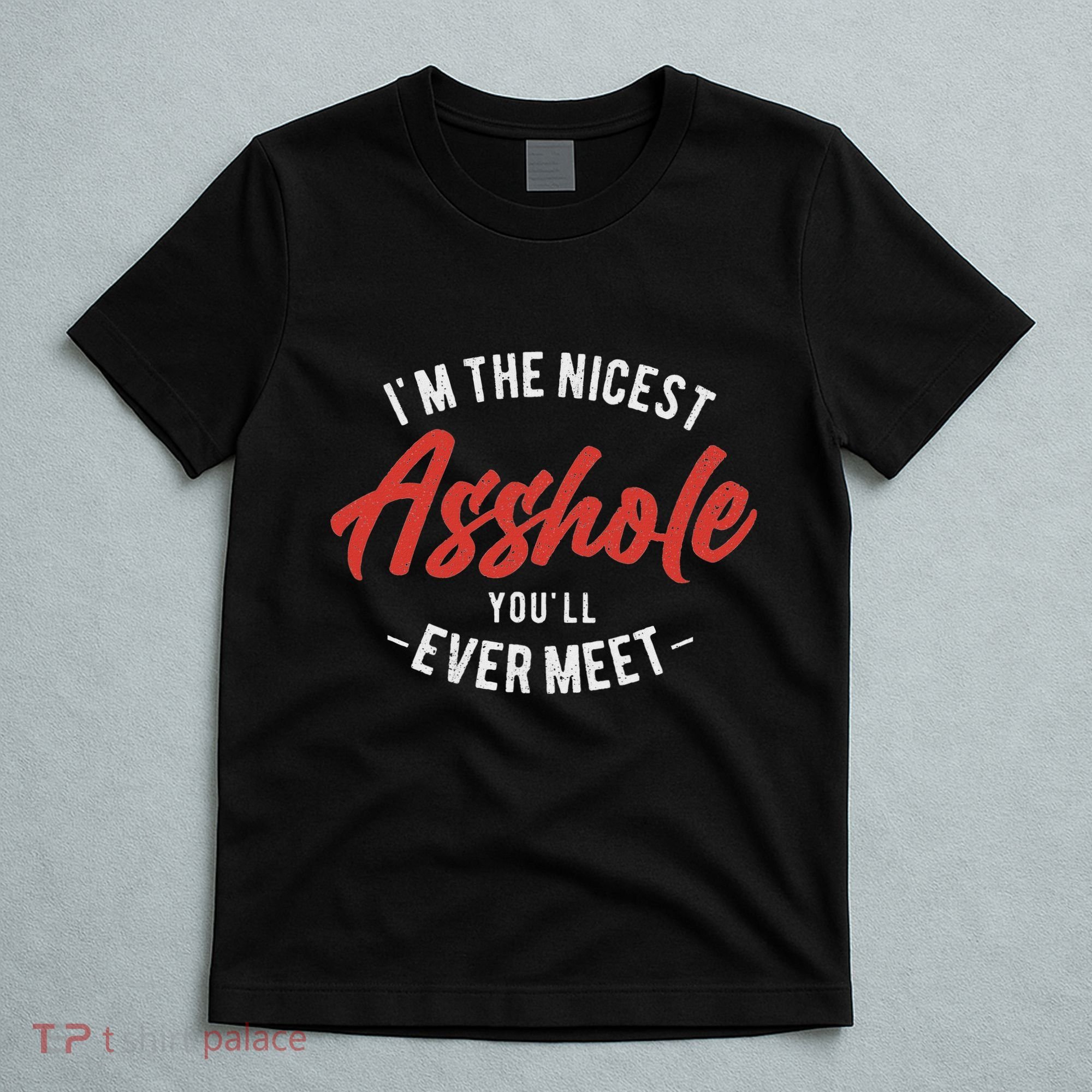 IM The Nicest Asshole YouLl Ever Meet Funny Quote T-Shirt