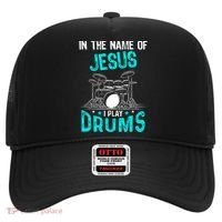 In The Name Of Jesus I Play Drums For Christian Drummer Hat thumb 0