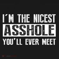 Im The Nicest Asshole Youll Ever Meet Funny Sarcasm Backpack thumb 2