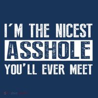 Im The Nicest Asshole Youll Ever Meet Funny Sarcasm Women's Hoodie thumb 2