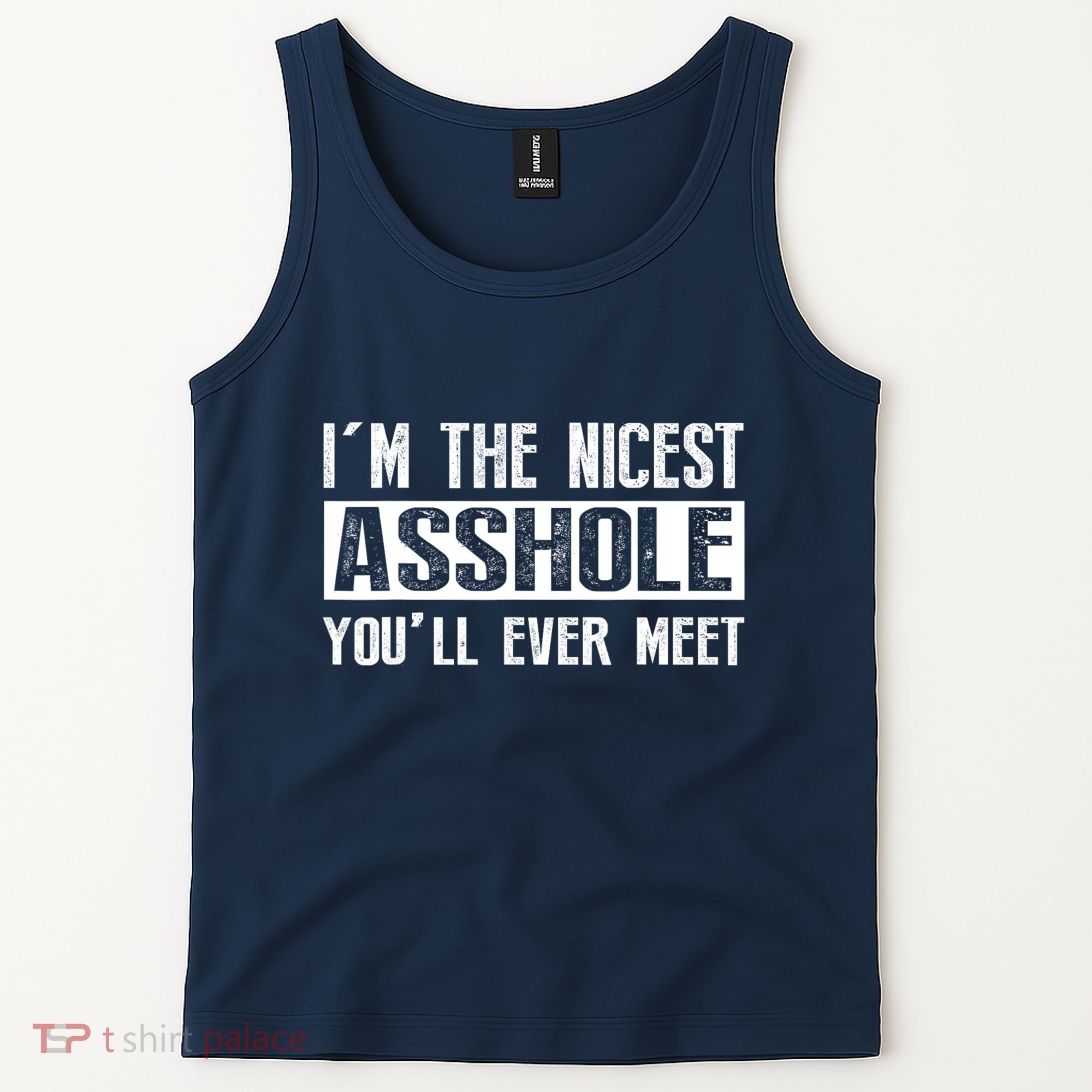 Im The Nicest Asshole Youll Ever Meet Funny Sarcasm Tank Top