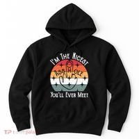 Im The Nicest Asshole You Will Ever Meet Funny Saying Hoodie thumb 0