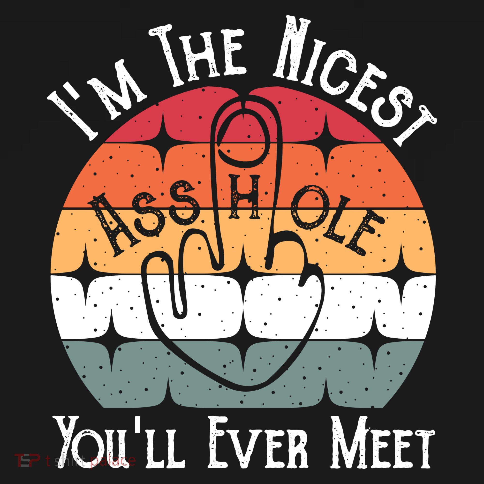 Im The Nicest Asshole You Will Ever Meet Funny Saying Sweatshirt