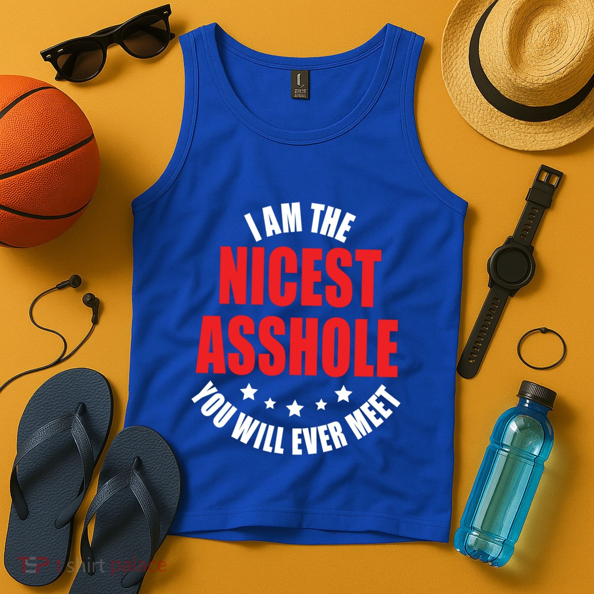 IM The Nicest Asshole YouLl Ever Meet Sarcastic Humor Gift Tank Top