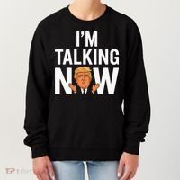IM Talking Now Trump 2024 President Trump 2024 Women's Sweatshirt thumb 0