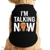 IM Talking Now Trump 2024 President Trump 2024 Doggie Tank thumb 0