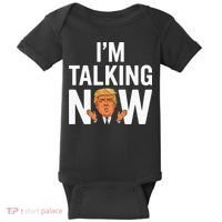 IM Talking Now Trump 2024 President Trump 2024 Baby Bodysuit thumb 0