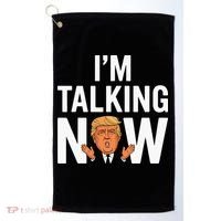 IM Talking Now Trump 2024 President Trump 2024 Golf Towel thumb 0
