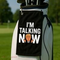 IM Talking Now Trump 2024 President Trump 2024 Golf Towel thumb 2