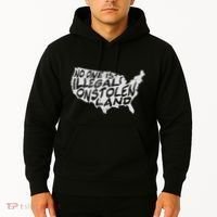 Immigrant T No One Is Illegal On Stolen Land Hoodie thumb 2