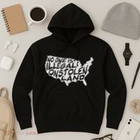 Immigrant T No One Is Illegal On Stolen Land Hoodie thumb 3