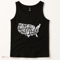 Immigrant T No One Is Illegal On Stolen Land Tank Top thumb 2