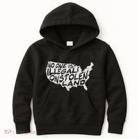 Immigrant T No One Is Illegal On Stolen Land Kids Hoodie thumb 0