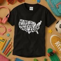 Immigrant T No One Is Illegal On Stolen Land Kids T-Shirt thumb 3