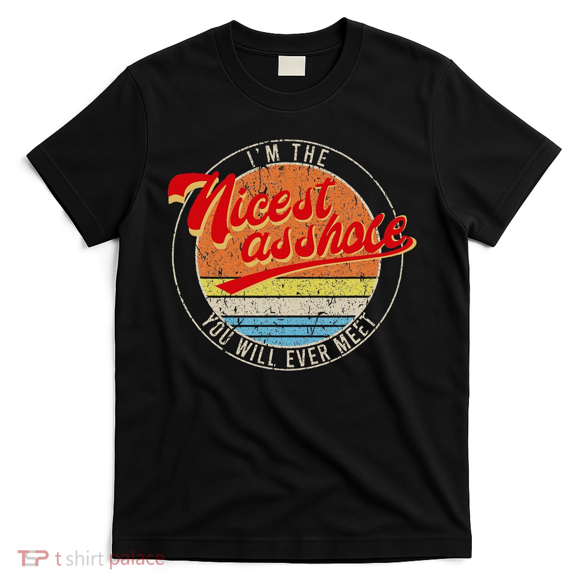 I'm The Nicest Asshole You'll Ever Meet Funny Saying T-Shirt