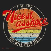 IM The Nicest Asshole YouLl Ever Meet Funny Saying Women's Sweatshirt thumb 2