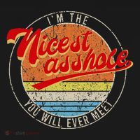 IM The Nicest Asshole YouLl Ever Meet Funny Saying Women's Hoodie thumb 2