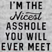 I'm The Nicest Asshole You Will Ever Meet Sweatshirt thumb 2