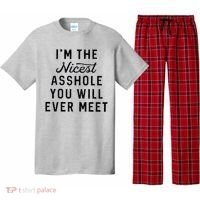 I'm The Nicest Asshole You Will Ever Meet Pajama Set thumb 0