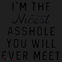 I'm The Nicest Asshole You Will Ever Meet Beanie thumb 2