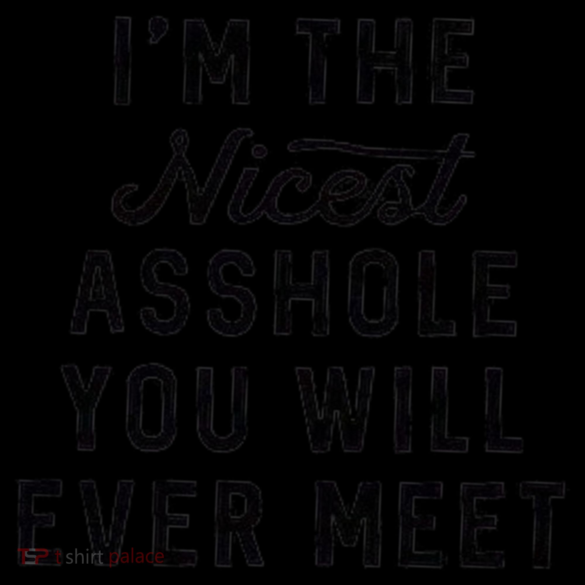 I'm The Nicest Asshole You Will Ever Meet Women's Hoodie