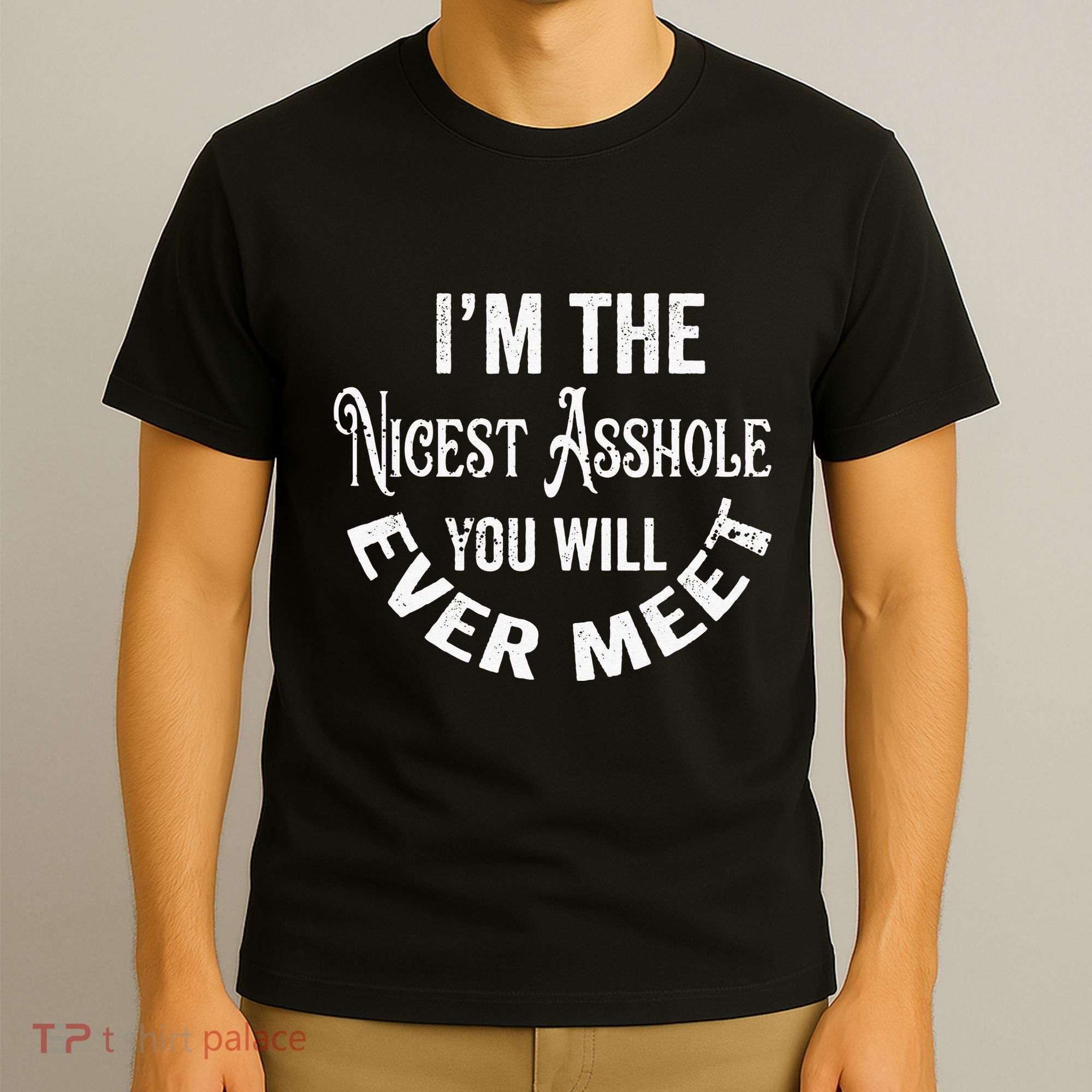 Im The Nicest Asshole You Will Ever Meet Funny Sarcastic T-Shirt