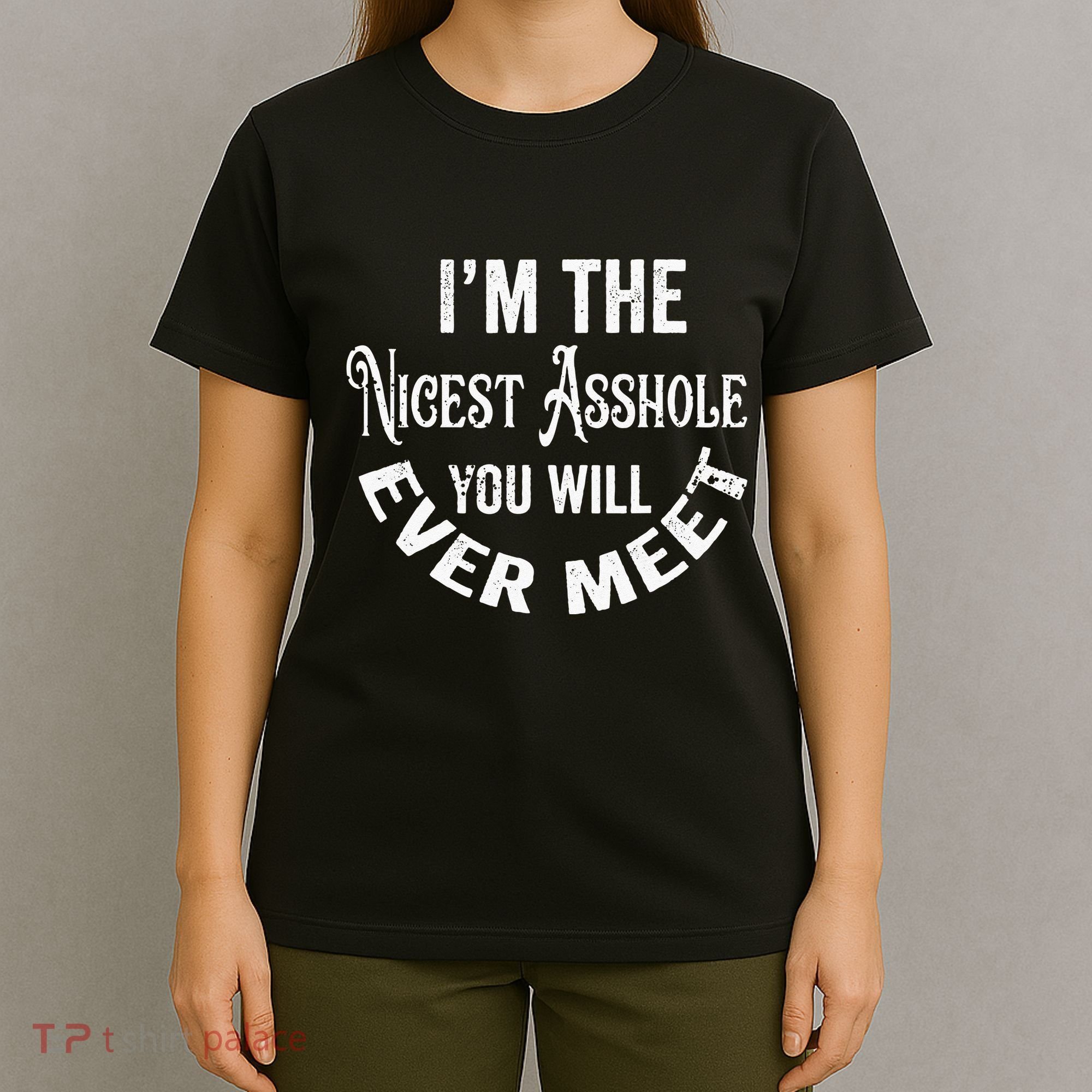 Im The Nicest Asshole You Will Ever Meet Funny Sarcastic T-Shirt