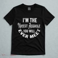 Im The Nicest Asshole You Will Ever Meet Funny Sarcastic T-Shirt thumb 5