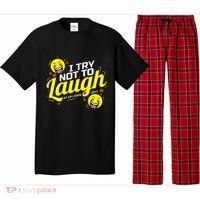 I Try Not To Laugh At My Own Jokes Funny Pajama Set thumb 0