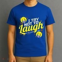 I Try Not To Laugh At My Own Jokes Funny T-Shirt thumb 3