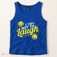 I Try Not To Laugh At My Own Jokes Funny Tank Top thumb 2