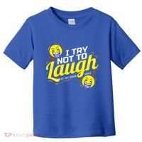 I Try Not To Laugh At My Own Jokes Funny Toddler T-Shirt thumb 0
