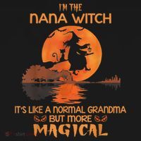 I'm The Nana Witch Like A Normal Grandma Halloween Gifts Women's Tank Top thumb 5