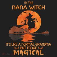 I'm The Nana Witch Like A Normal Grandma Halloween Gifts Hat thumb 2