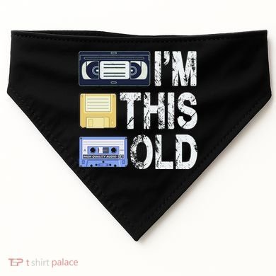 Im This Old USA-Made Doggie Bandana