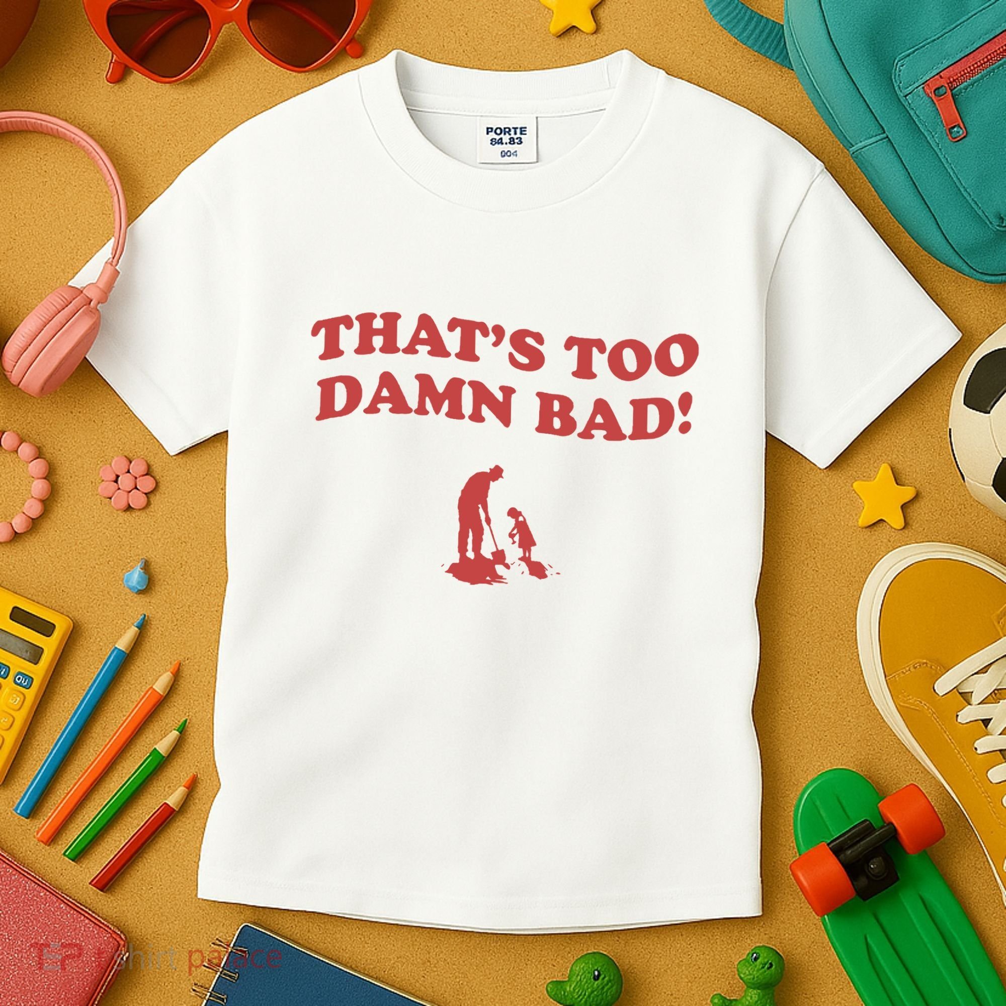 IM Tired Of This Grandpa ThatS Too Damn Bad! You Keep Diggin Kids T-Shirt