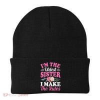 I'm the Oldest Sister I Make the Rules Siblings Sisters Beanie thumb 0