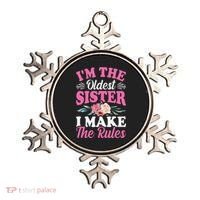 I'm the Oldest Sister I Make the Rules Siblings Sisters Ornament thumb 0