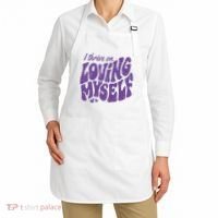 I Thrive On Loving Myself Retro Quote Apron thumb 2