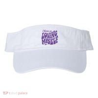 I Thrive On Loving Myself Retro Quote Visor thumb 0