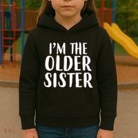 I'm The Older Sister Kids Hoodie thumb 3