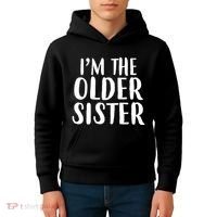 I'm The Older Sister Kids Hoodie thumb 4