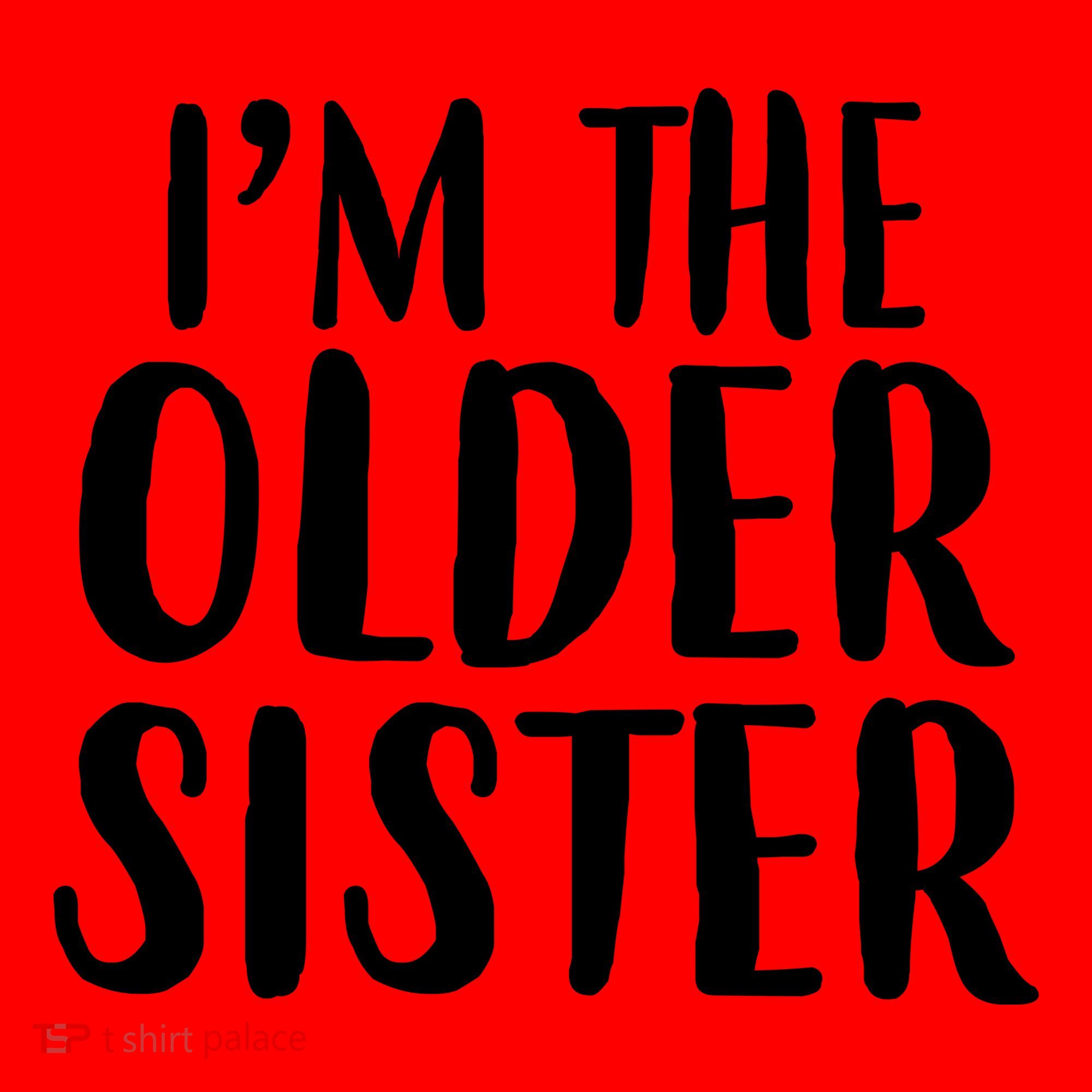 I'm The Older Sister Santa Hat