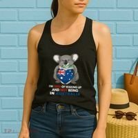 IM Tired Of Waking Up And Not Being In Australia Native Australian Women's Tank Top thumb 2