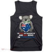 IM Tired Of Waking Up And Not Being In Australia Native Australian Tank Top thumb 0