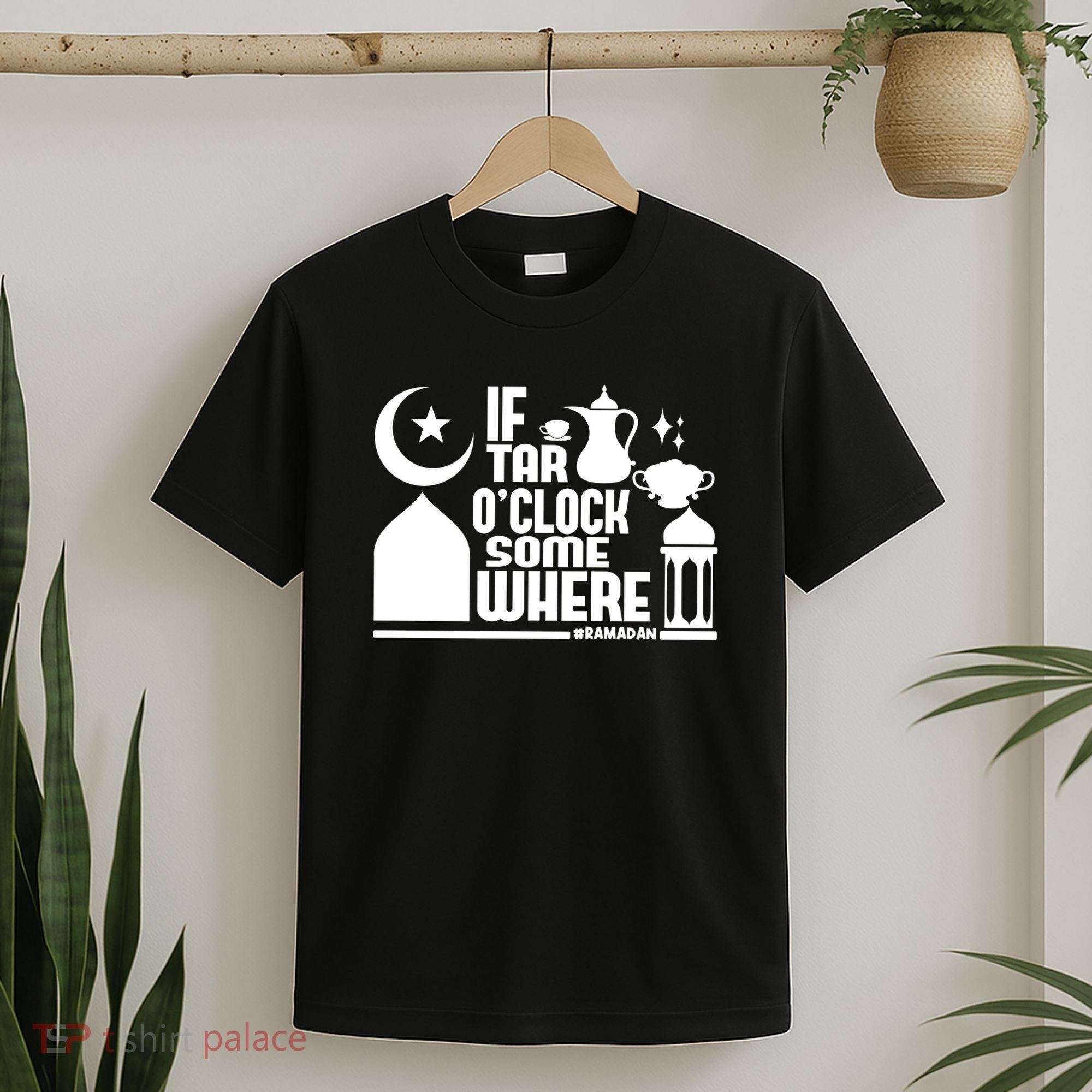 If Tar O Clock Somewhere Ramadan T-Shirt